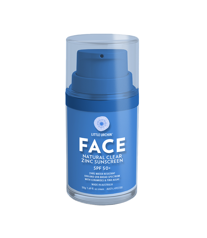 NATURAL FACE CLEAR ZINC SUNSCREEN SPF 50+, 50G